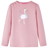 VidaXL Chemise enfant à manches longues 104 rose clair