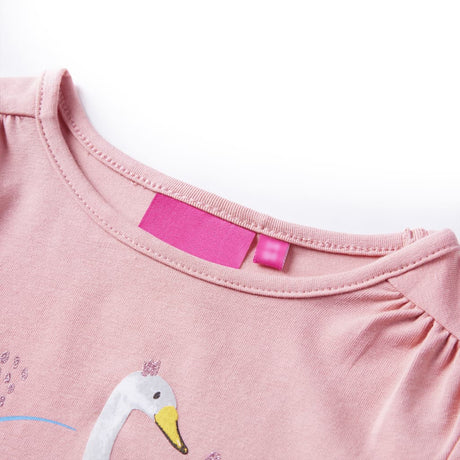 VidaXL Chemise enfant à manches longues 116 rose clair