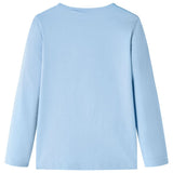 VidaXL Chemise enfant à manches longues 104 bleu clair