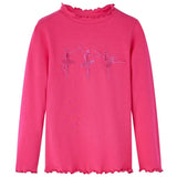 VidaXL Chemise enfant à manches longues 104 rose vif