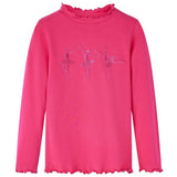 VidaXL Chemise enfant à manches longues 116 rose vif