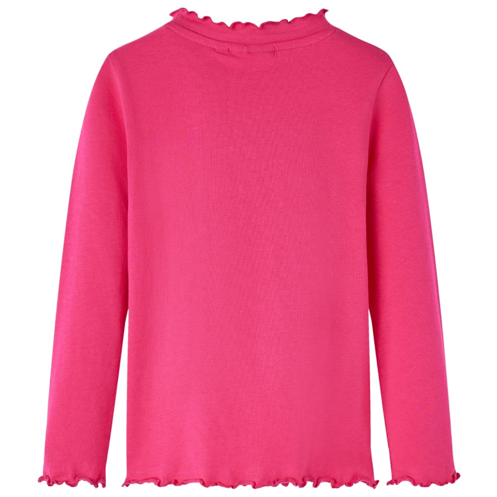 VidaXL Chemise enfant à manches longues 116 rose vif