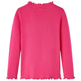 VidaXL Chemise enfant à manches longues 140 rose vif
