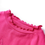 VidaXL Chemise enfant à manches longues 140 rose vif