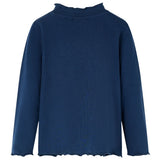 VidaXL Chemise enfant manches longues 92 bleu marine