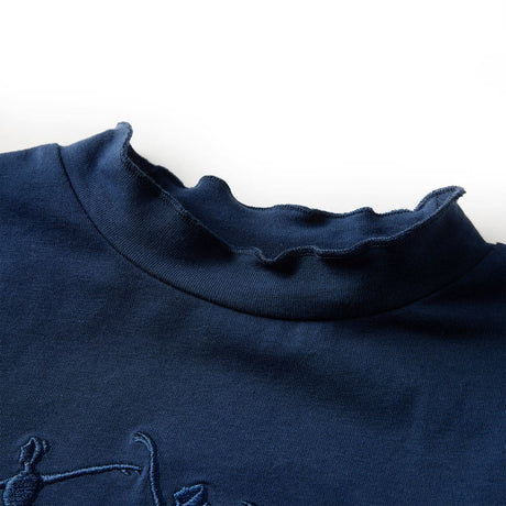 VidaXL Chemise enfant manches longues 104 bleu marine