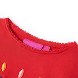 VidaXL Chemise enfant à manches longues 128 rouge