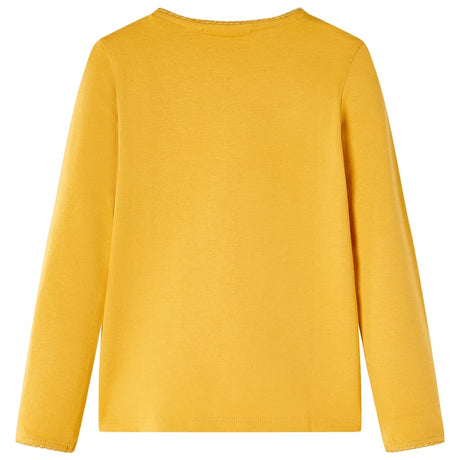 VidaXL Chemise enfant à manches longues 104 ocre foncé