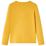 VidaXL Chemise enfant à manches longues 116 ocre foncé
