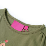 VidaXL Chemise enfant à manches longues 128 kaki