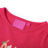 VidaXL Chemise enfant à manches longues 128 rose vif