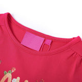 VidaXL Chemise enfant à manches longues 140 rose vif
