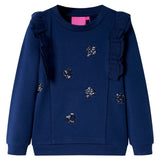 VidaXL Pull enfant 128 bleu marine