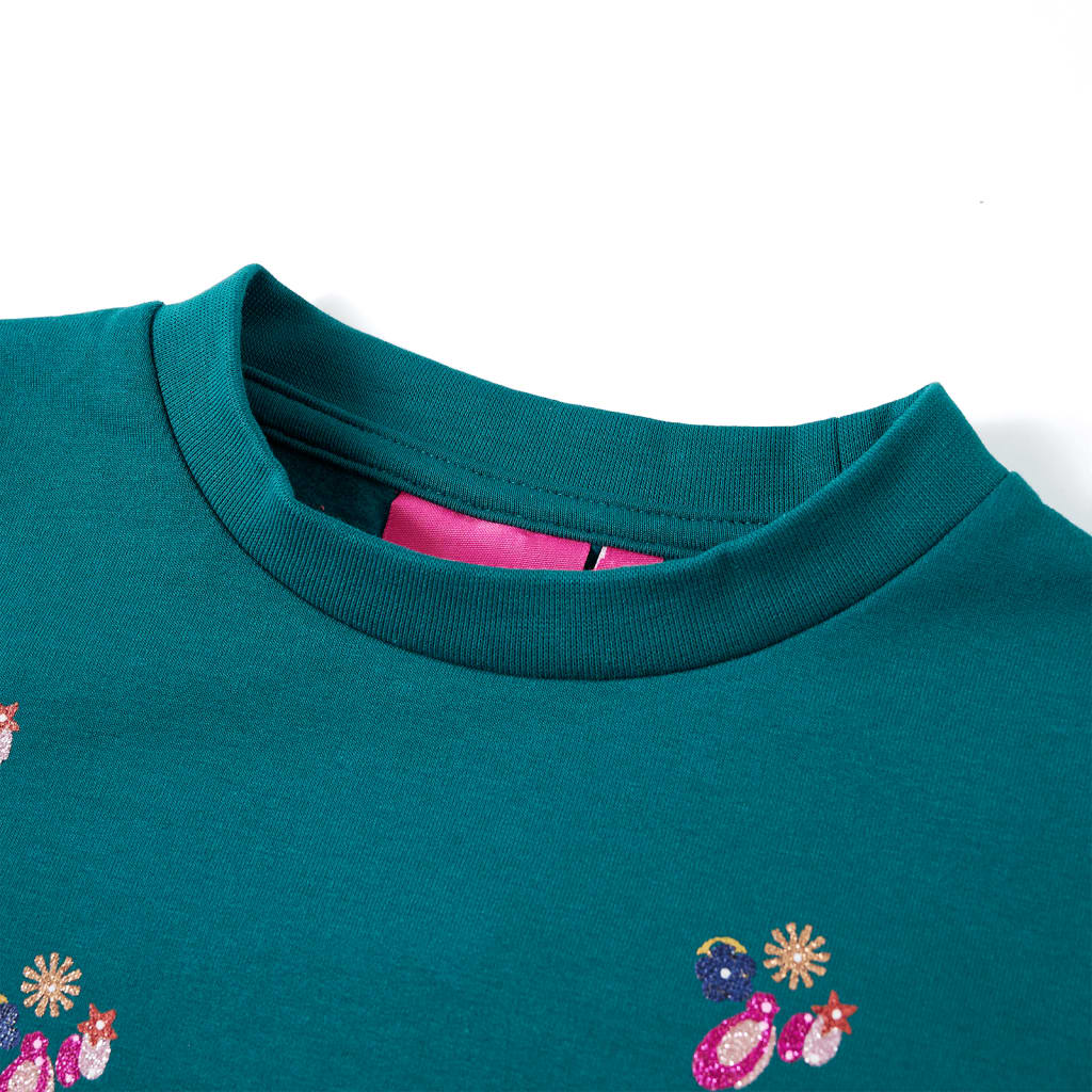 VidaXL Pull enfant 104 vert foncé