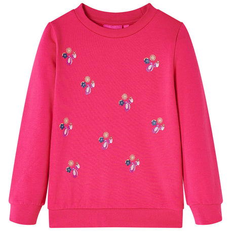 VidaXL Pull enfant 128 rose vif