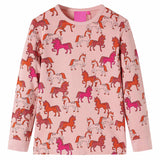 VidaXL Pyjama enfant à manches longues 92 rose clair