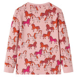 VidaXL Pyjama enfant à manches longues 92 rose clair