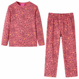 VidaXL Pyjama enfant à manches longues 92 vieux rose
