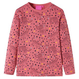 VidaXL Pyjama enfant à manches longues 92 vieux rose