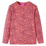 VidaXL Pyjama enfant à manches longues 104 vieux rose