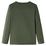 VidaXL Chemise enfant à manches longues 92 kaki