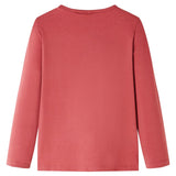 VidaXL Chemise enfant à manches longues 92 rose marron