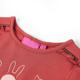 VidaXL Chemise enfant à manches longues 92 rose marron