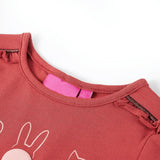 VidaXL Chemise enfant à manches longues 116 rose marron