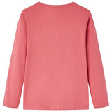 VidaXL Chemise enfant à manches longues 116 vieux rose