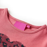 VidaXL Chemise enfant à manches longues 140 vieux rose