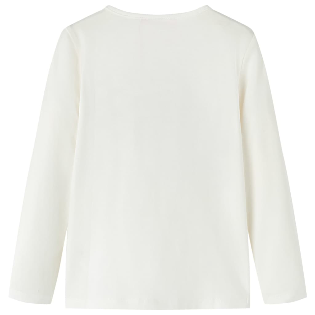 VidaXL Chemise enfant à manches longues 92 écru