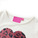 VidaXL Chemise enfant à manches longues 92 écru