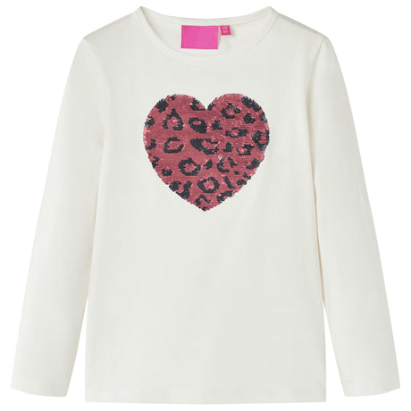 VidaXL Chemise enfant à manches longues 104 écru