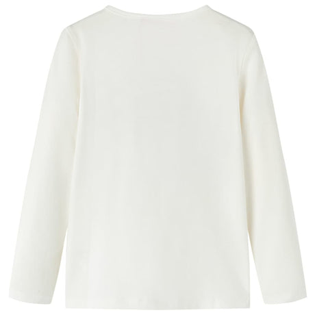 VidaXL Chemise enfant à manches longues 104 écru