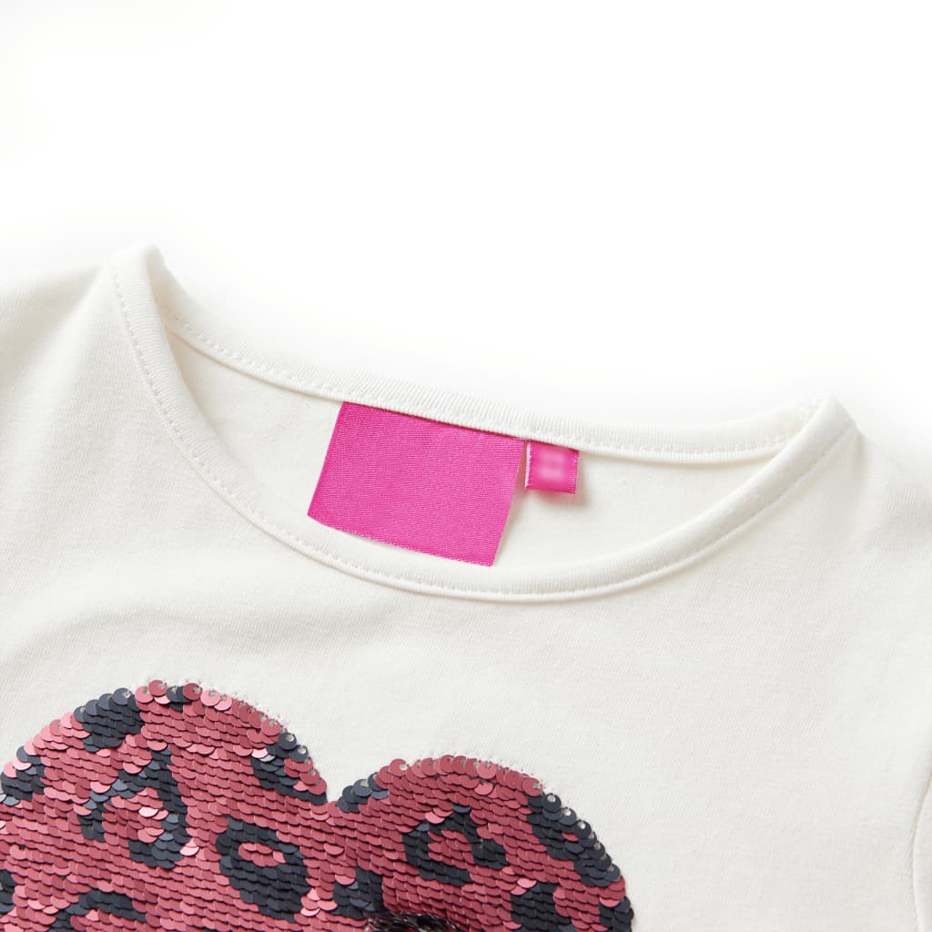 VidaXL Chemise enfant à manches longues 104 écru