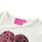 VidaXL Chemise enfant à manches longues 104 écru