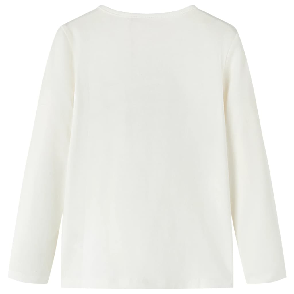 VidaXL Chemise enfant à manches longues 140 écru