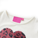 VidaXL Chemise enfant à manches longues 140 écru