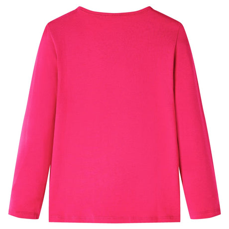 VidaXL Chemise enfant à manches longues 104 rose vif