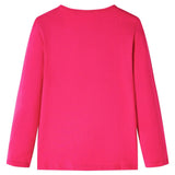 VidaXL Chemise enfant à manches longues 128 rose vif