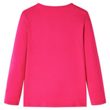 VidaXL Chemise enfant à manches longues 140 rose vif