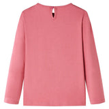 VidaXL Chemise enfant à manches longues 116 vieux rose
