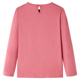 VidaXL Chemise enfant à manches longues 128 vieux rose