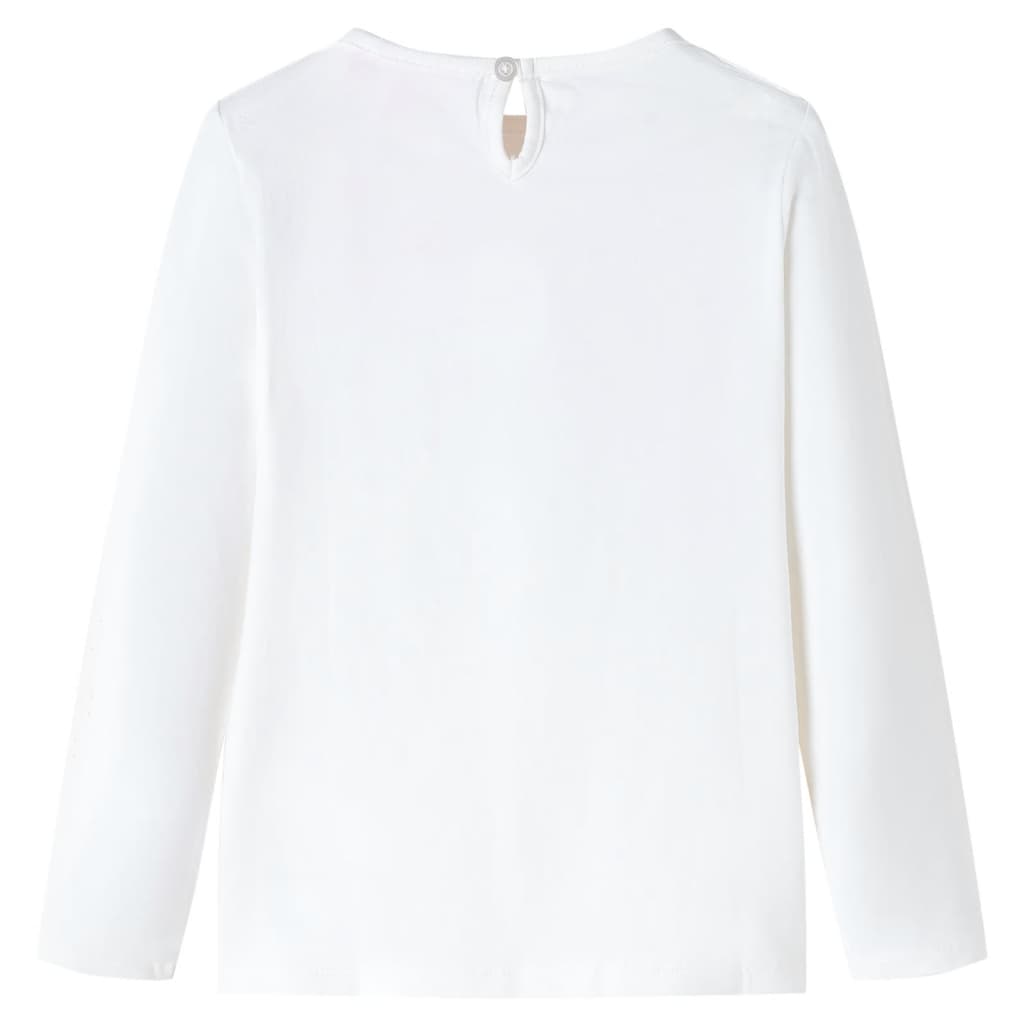 VidaXL Chemise enfant à manches longues 116 écru
