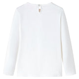 VidaXL Chemise enfant à manches longues 116 écru