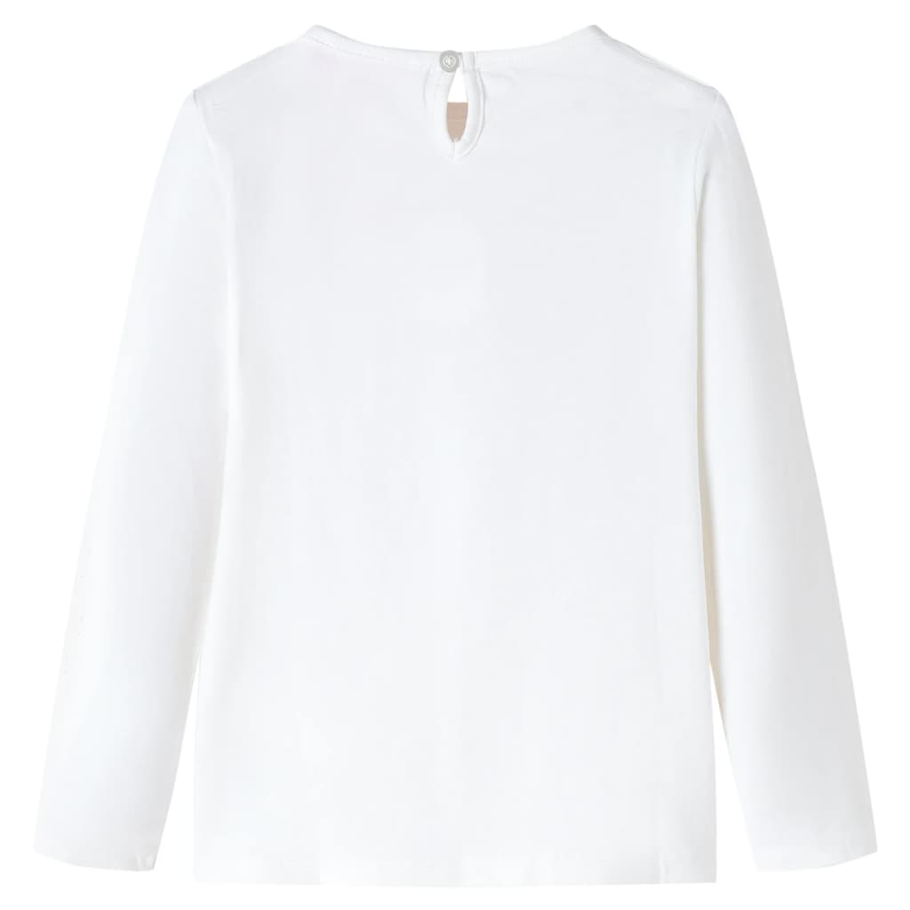 VidaXL Chemise enfant à manches longues 140 écru