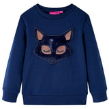 VidaXL Pull enfant 92 bleu marine