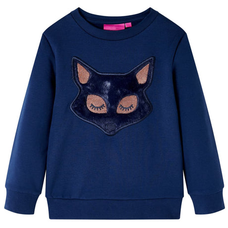 VidaXL Pull enfant 116 bleu marine