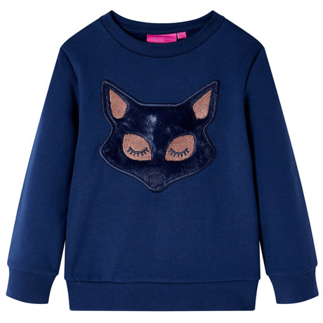 VidaXL Pull enfant 128 bleu marine