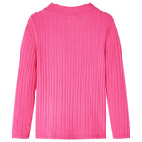 VidaXL Chemise enfant à manches longues côtelée 92 rose vif